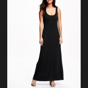 Black Old Navy Tank Maxi Dress