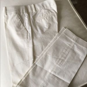 J Crew -Cafe Capri- NWOT white