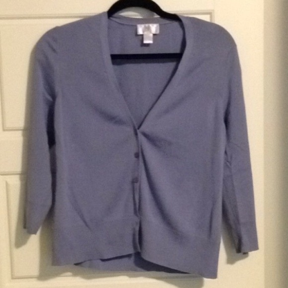 Loft light purple cardigan