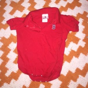 Boston Red Sox onesie
