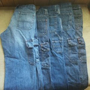 5 for $30 Boys Wranglers Cargo/Carpenter Jeans