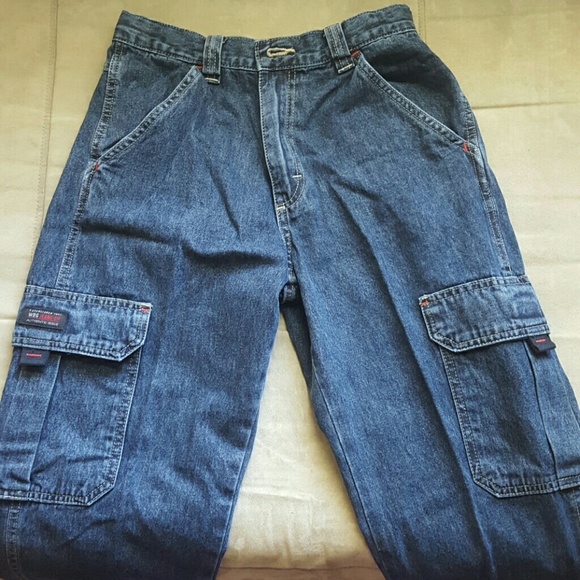 Boys Wrangler Cargo Style Jeans Size 16 Regular