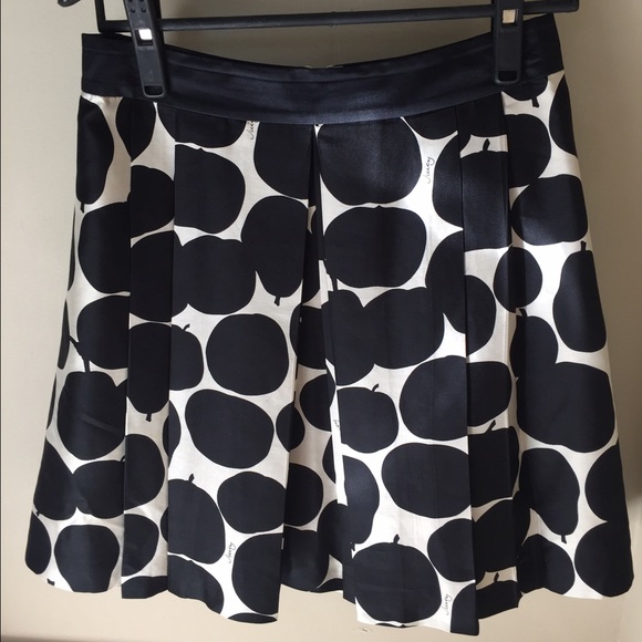 Juicy Couture A line silk pleated skirt