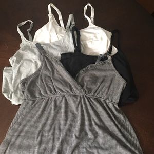Nursing tank tops