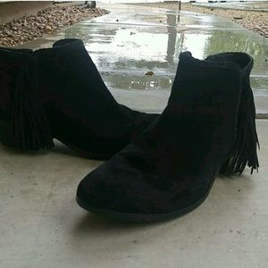 Sam Edelman fringe booties