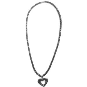 Volcanic Rock Heart Necklace from Sicily - Valentine’s Day!