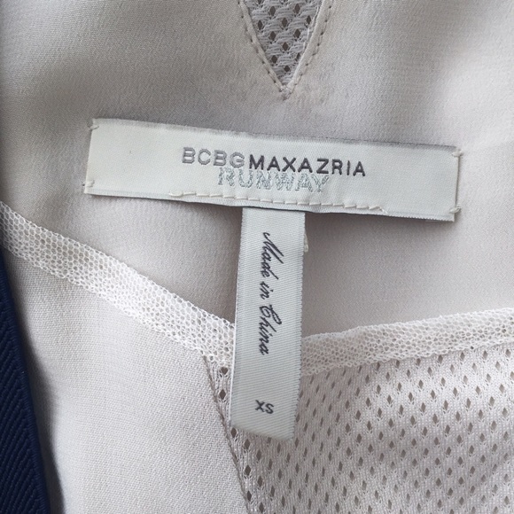 BCBG Maxazria Runway cream cocktail dress - Picture 4 of 4