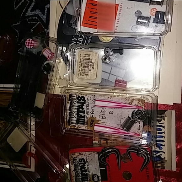 Plugs. Piercings