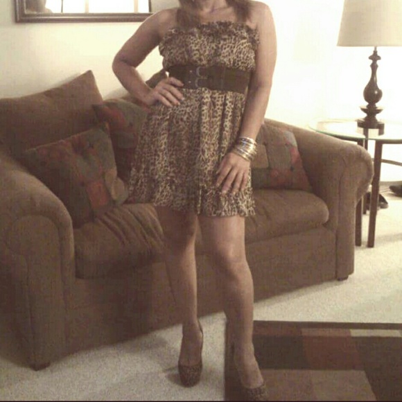 Leopard print DRESS - Picture 2 of 2