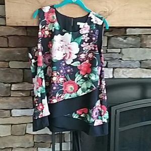 Layered hem tank/camisole