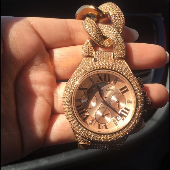 SOLDAuthentic Michael Kors Rose Gold Camille Watch