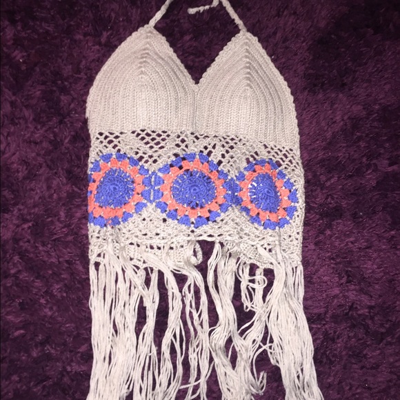 Crochet festival top