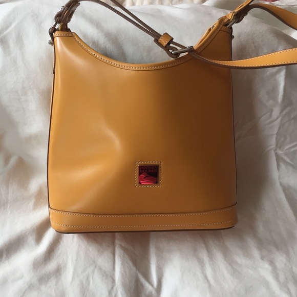Dooney Bourke yellow shoulder bag