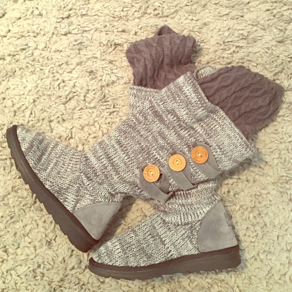Mukluk grey slouch boots