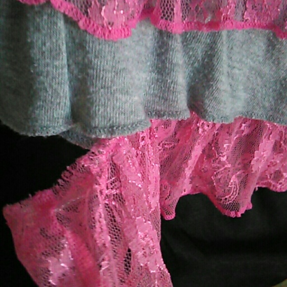 Justice 'Dream Big' Lace Detailed Shirt - Picture 3 of 3