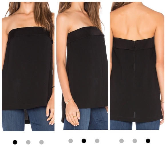 BCBG strapless top