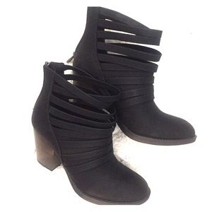 Soda Brand Black Booties