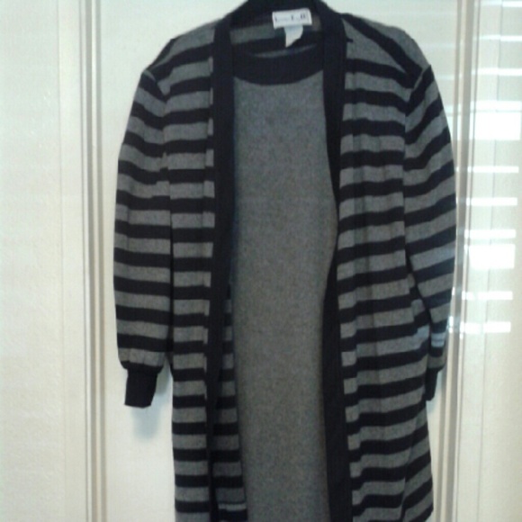 2 piece dress and sweater set