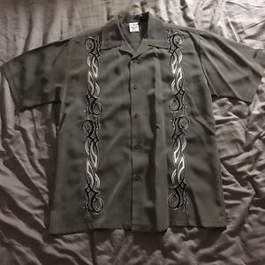 House of Blues tribal button down
