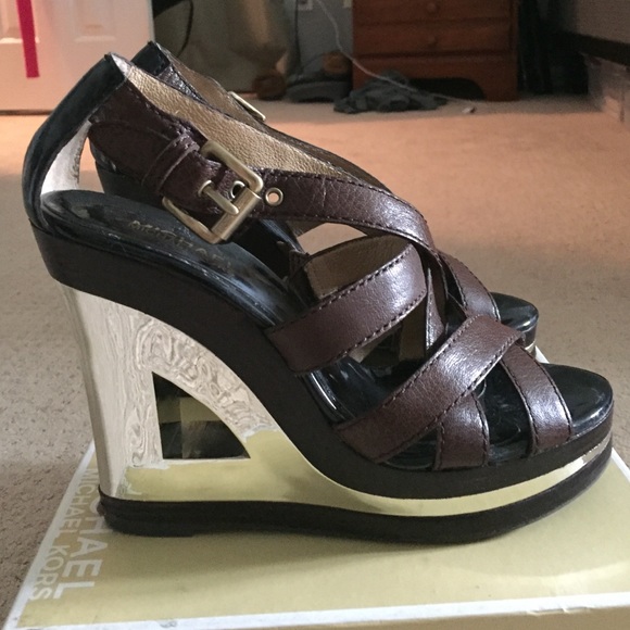 Michael Kors Channing Wedge - Picture 1 of 4