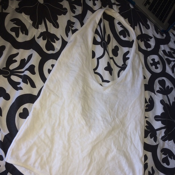 NEVER WORN, NEW White Halter Style Bodysuit!