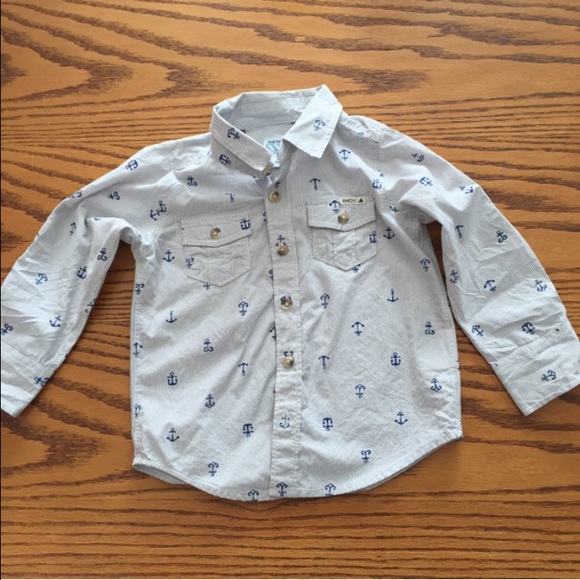 Old Navy Other - Old Navy Anchor Buttondown Shirt. Size 3t
