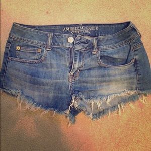 Denim shorts