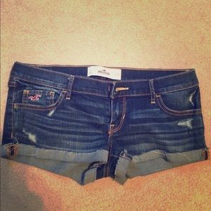 Denim shorts
