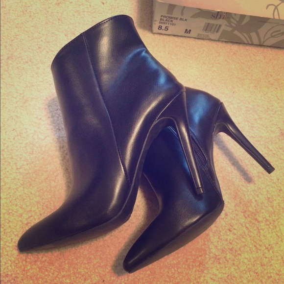 Black ankle boots