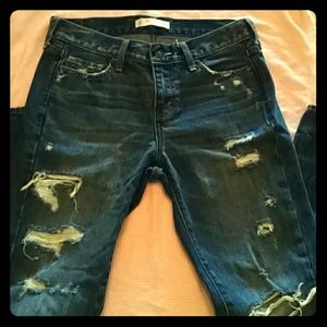 Abercrombie and Fitch boyfriend jeans