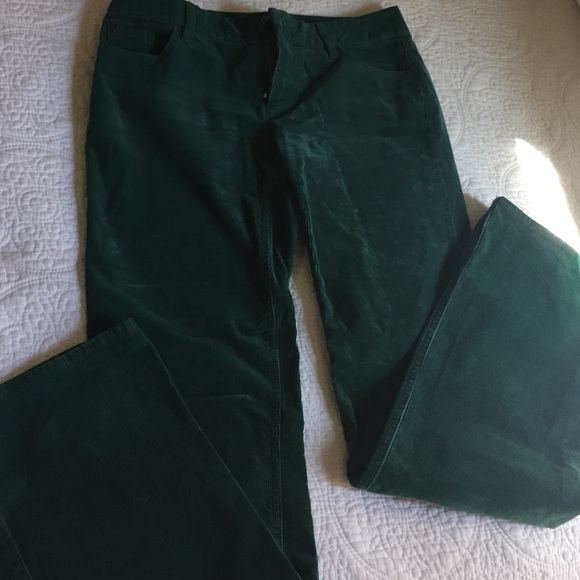 J Crew green corduroy pants