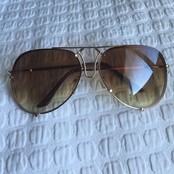 Oversized Gradient Aviators