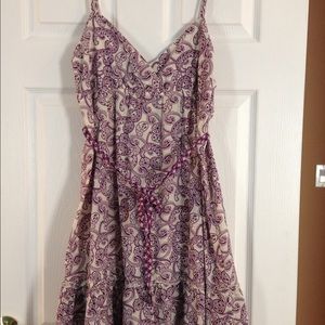 SO Purple Paisley Dress