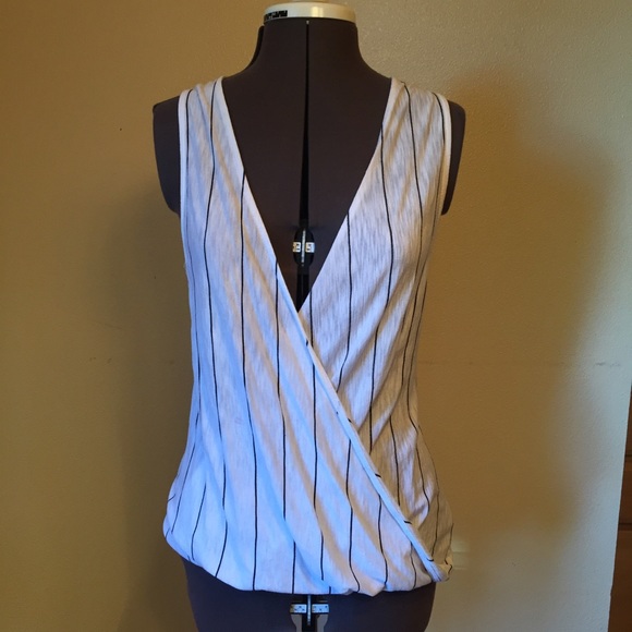 Silence + noise striped top