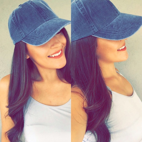 DENIM BASEBALL CAP