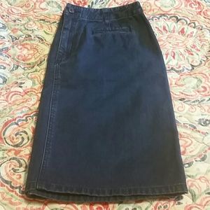 Liz Claiborne Medium Wash Denim skirt