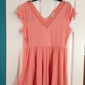 LC Lauren Conrad Peach Dress