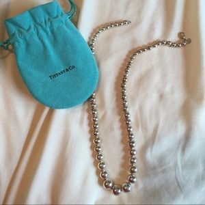 Tiffany and co bead necklace
