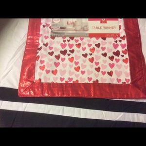 Valentines table runner