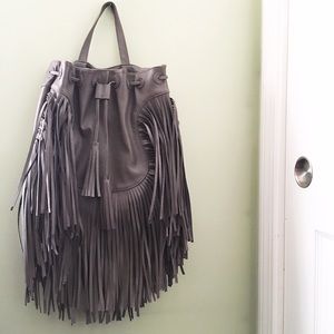 Forever 21 Fringe Faux Leather Bag