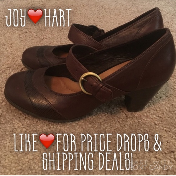 Nurture Leather Mary Jane Pumps 8 1/2M Gently Worn