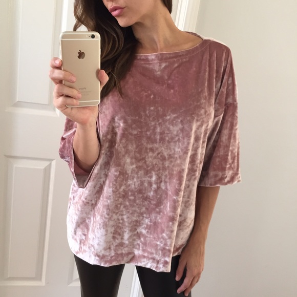 • Last • Blush Velvet Top - Picture 4 of 4