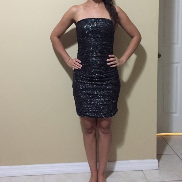 Black & Silver Party Dress