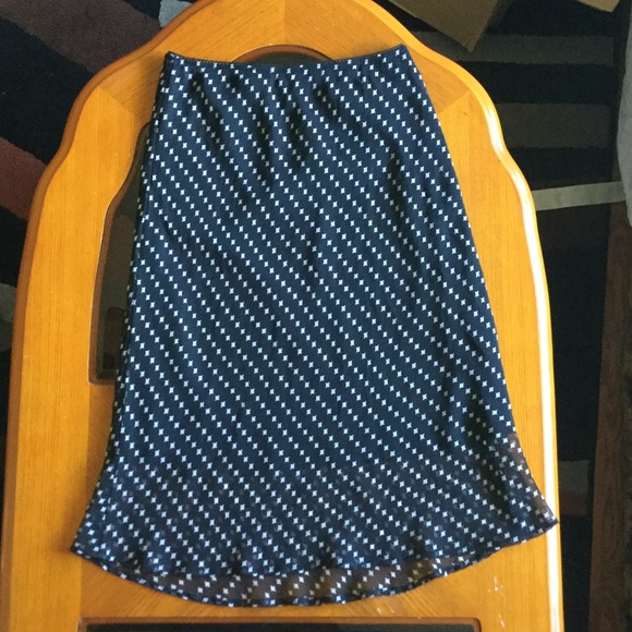 GAS......Black with white dots skirt