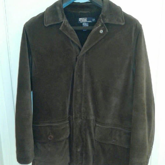 Brown Suede Polo by Ralph Lauren Jacket