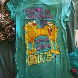 Cat Dog blue shirt from hottopic