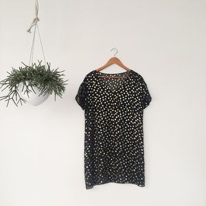 Madewell Metallic Dot Dress