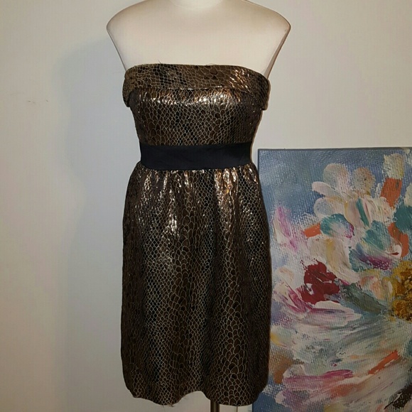 Gianni Bini dress. Black and gold.