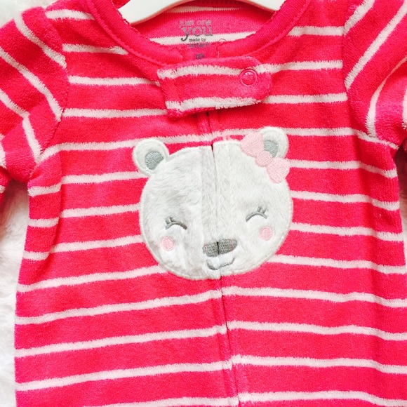 🎀 Terry Zip-Up Sleeper🎀 - Picture 2 of 2