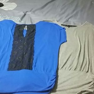 2 dressy Maurice tops